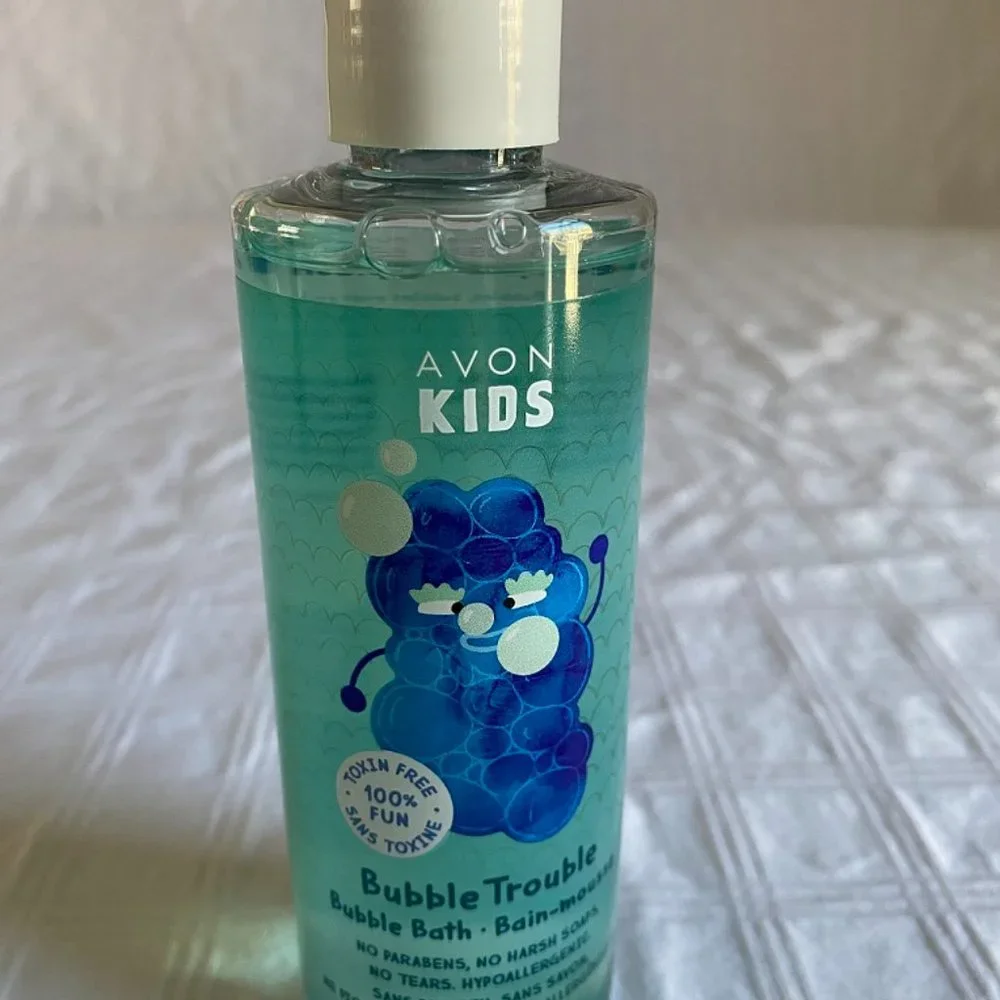 2-Avon Kids Bubble Trouble Bubble Bath Sea Splash 8 FL OZ TOXIN FREE RETIRED!